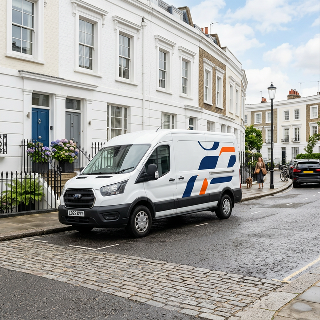 London Courier Van